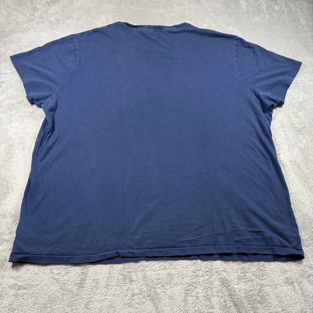 Polo Ralph Lauren T-Shirt Mens 3XB Blue Spellout Graphic Athletic Dept